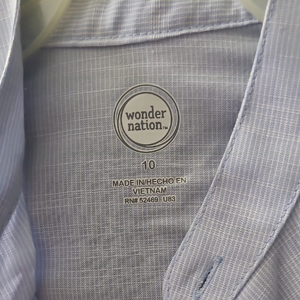 Boys Wonder Nation Classic Gray/Navy Suit Set, Size 10 - Picture 5 of 11